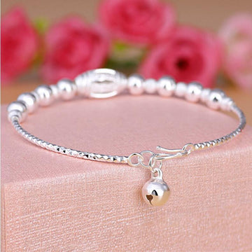 AK113 - Korean silver-plated Anklet
